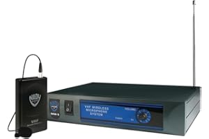 Nady DKW-3 LT VHF Wireless Lavalier / Headset Microphone System – includes microphone, wireless bodypack, receiver, AC adapte