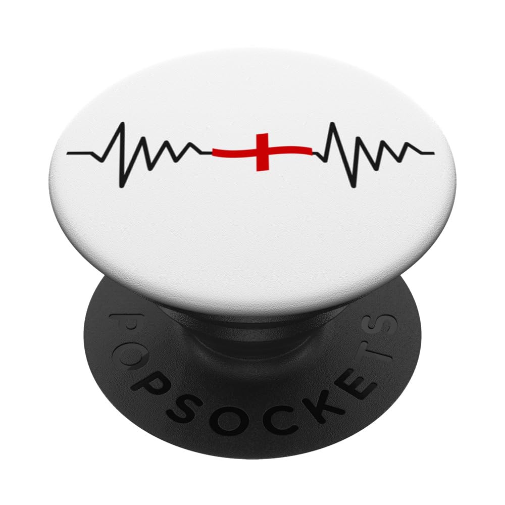 England Flag for English Men Women Kids King's Day PopSockets Swappable PopGrip