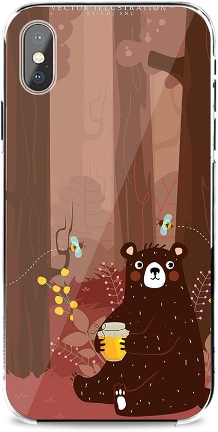 Amazon Aquos Sense2 Sh M08 ケース アクオス センス2 Sh M08 カバー ハード Tpu 素材 おしゃれ かわいい 耐衝撃 花柄 人気 全機種対応 はちみつ泥棒の熊 アニメ かわいい アニマル 561 家電 カメラ オンライン通販