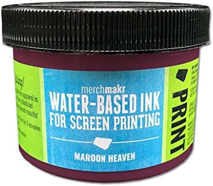 Maroon Heaven 690 Merchmakr Water-Based Ink for Screen Printing
