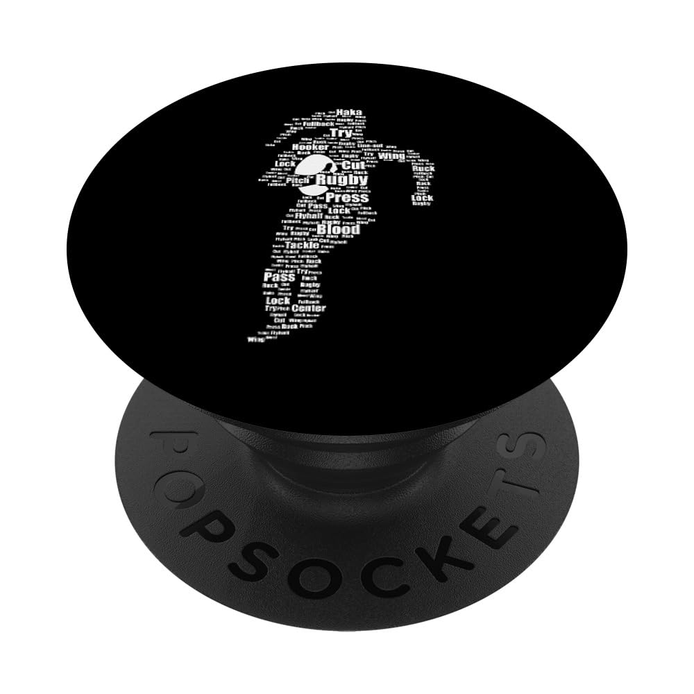 Proud Rugby Girls Gifts Rugby Players PopSockets Adhesive PopGrip