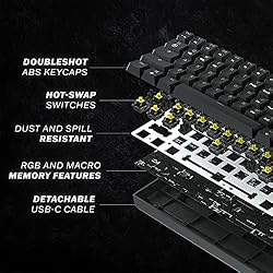 HK GAMING GK61 Mechanical Gaming Keyboard - 61 Keys