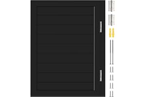 LVYIHAN Saloon Swinging Doors 30/32/36 Inch Wide, Black Heavy Duty Swinging Half Door with Hinges and Hardware, Single Swing Cafe Doors for Doorway Bar Kitchen Decor