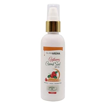 GLAMAROMA GojiBerry CarrotSeed Sun Protection Lotion SPF 35+ (100ml)