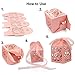 KPOSIYA 70 Pack Love Heart Laser Cut Wedding Party Favor Box Candy Bag Chocolate Gift Boxes Bridal Birthday Shower Bomboniere with Ribbons