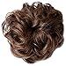 Beauty Angelbella Hair Bun Extension Synthetic Ponytail Wavy Curly Messy Hair Pieces Hairpiece for Women(Brown)thumb 1