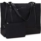 Laptop Tote Bag for Women, 15.6 Inch Computer Shoulder Bag Teacher Work Bag Travel Purse with Small Pouch VONXURY