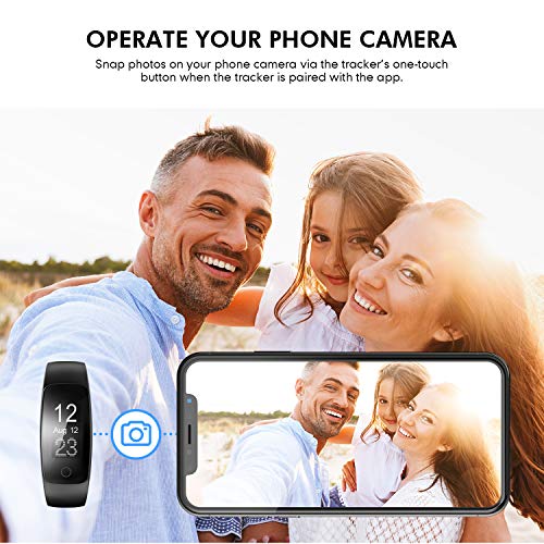 image for DBPOWER Activity Tracker Heart Rate Monitor, IP67 Waterproof Fitness T