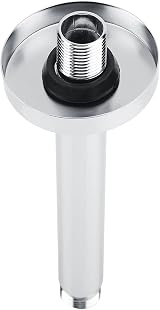 Hyuduo G 1/2" Stainless Steel Ceiling Mount Shower Arm Extender Pipe 20cm Chrome view 2