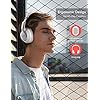 Hybrid-Active-Noise-Cancelling-Headphones-SuperEQ-S1-Wireless-Headphones-Over-Ear-with-Bluetooth-50-Ambient-Mode-45H-Playtime-Hi-Fi-Deep-Bass-Bluetooth-Headphones-with-Bulit-in-Mic-White Hybrid Active Noise Cancelling Headphones, SuperEQ S1 Wireless Headphones Over Ear with Bluetooth 5.0, Transparency Mode…