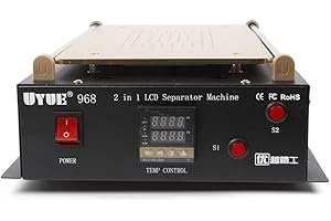 BJTDLLX 14" LCD Touch Screen Separator, 600W 110V LCD Touch Screen Auto Heating Hot Plate Glass Separator Repair Machine Built-in Vacuum Separator Machine for Cellphone Mobile and Tablet Repair