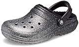 Crocs Unisex Classic Glitter Lined Clogs | Fuzzy