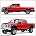 Auto Dynasty Pocket-Riveted Style Side Fender Wheel Flares Compatible with Ford F250 / F350 4pc Set