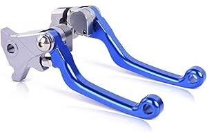 Rawsomes Pivot Dirt Bike CNC Aluminum Brake Clutch Levers Compatible with Yamaha TTR 125L/LE TTR 225 XT660R XTZ660 DT50 DT80 