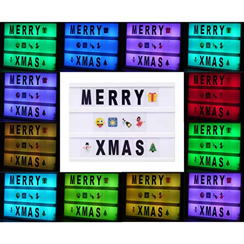LED Message Board Global Gizmos Mini A6 Magnetic Light Up Message Box ...