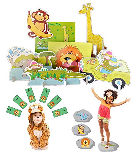 Lello and Monkey Animal Party Games for Kids Birthdays - Set of 3