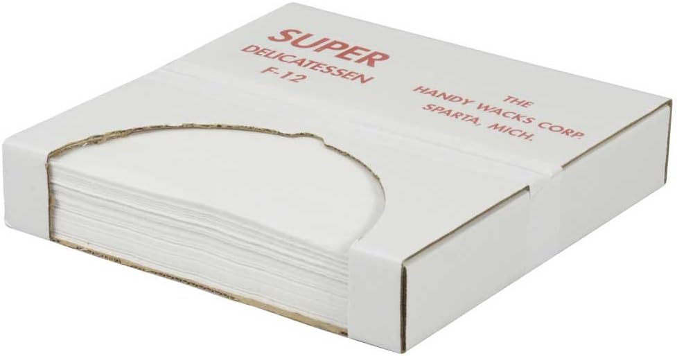 12X12 Flat Deli Paper Tissue Sheet - 6 case - 1000 count