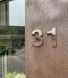 HopeWan 4in Mailbox Numbers #1, Self Adhesive House