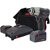 Ingersoll Rand W5153P-K22 1/2" 20V Cordless Impact Wrench 2 Battery Kit, 550 ft-lb Torque, Pin Retainer, Pistol