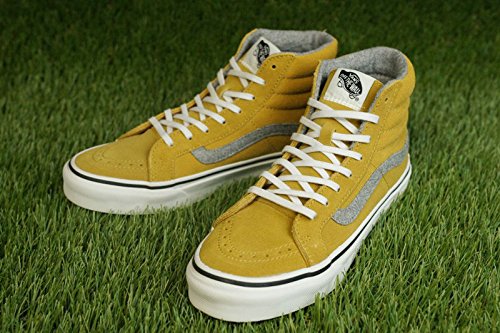 vans sk8 hi slim yellow