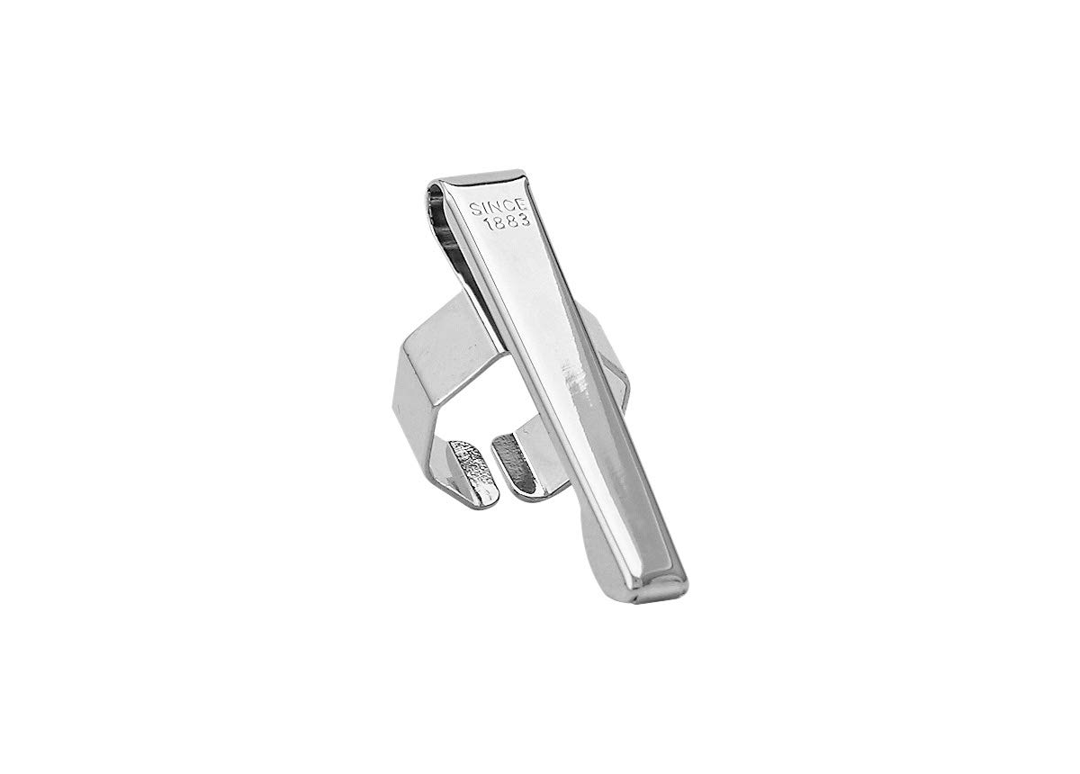 Kaweco Pen Clip Sport Octagonal in Silver for Sport, Calligraphy and Sketch Up Series I Pen Holder with Subtle Logo as Accessory | Pen Accessory Made of Stainless Steel I Chrome — image 1