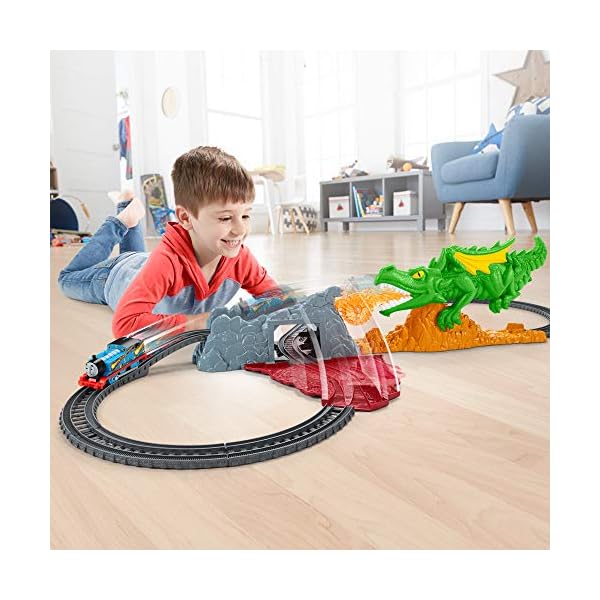 Thomas-Friends-FXX66-TrackMaster-Dragon-Escape-Set-Multi-Colour Thomas & Friends FXX66 TrackMaster Dragon Escape Set, Multi-Colour