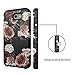 Molota Samsung Galaxy J7 Case, Dual Layer Anti-Scratch Series Hard PC+TPU Hybrid Protective Case for Samsung Galaxy J7 2017/J7 V/J7 Sky Pro/J7 Perx/J7V 2017/J7 Prime/Halo,Floral Black Marble
