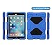 ACEGUARDER Apple Ipad Mini 2 Mini 1&2 Case Waterproof Rainproof Shockproof Kids Proof Case for Ipad Mini 2 Mini 1&2(Gifts Outdoor Carabiner + Whistle + Handwritten Touch Pen) (BLUE/BLACK)