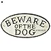 AB Tools Beware of Dog Cast Iron Sign Plaque Door Wall House Fence Gate Post Garden
