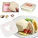 [3 Pieces] iMoreGro Sandwich Cutter, DIY Cookie Cutter Sandwich Toast Bread Mold Maker