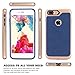 iPhone 7 Plus Case, Apple iPhone 7 Plus Case, iPhone 7 Plus Phone Case, FYY Lightweight 2 in1 Hybrid Dual Layer Reinforced Bumper Case Protective Cover for iPhone 7 Plus Navy