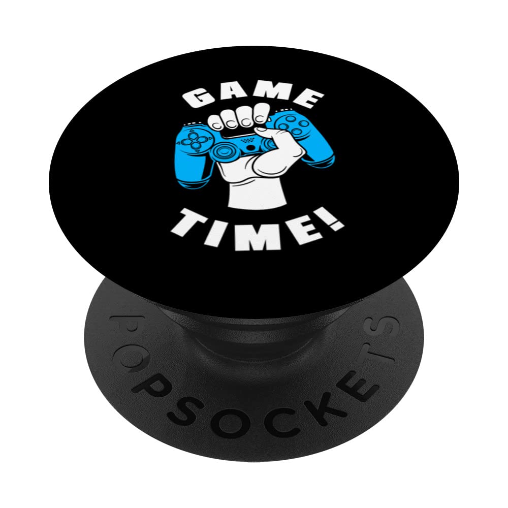 Game Time Video Game Player Gaming Gamer Console Pc Geek PopSockets Swappable PopGrip