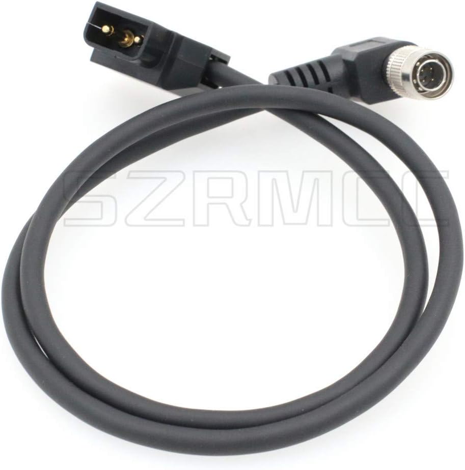 SZRMCC Anton Bauer IDX D-Tap to Standard Right Angle Hirose 4 pin Male Power Cable for Zaxcom Sound Devices 688 644 633