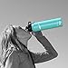 NAK Fitness Quench Bottle 24oz. Two Lids BPA Free Double Wall Vacuum Insulated Stainless Steel Water Bottle