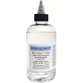 MICROLUBROL MicroSyn 1000 Ultra Pure 100% Fully Synthetic Polyalphaolefin PAO Lubricant Oil, 4 oz. (118 mL)