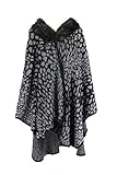 G2 Chic Women's Trendy Casual Cold Weather Knit Ponchos