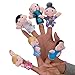 Heyuni. 6 Pcs Finger Puppets Plush Cloth Toy Baby Bed Stories Helper Doll