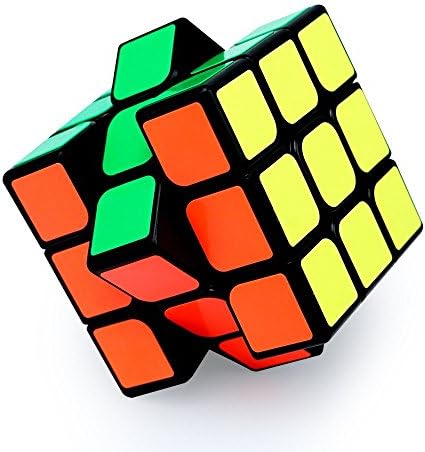 JUJUISM Speed Cube 3x3x3 Sticker Magic Cube Smooth Cube Twisty Puzzle Athletics Competition Kids Toys Gifts Prize