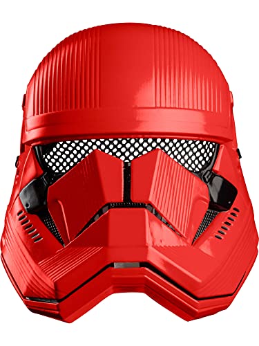 Rubies Star Wars Red Trooper Half Mask Adult The Rise of Skywalker