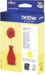 Brother LC121Y Yellow Inkjet Cartridge Standard Yield Single Pack