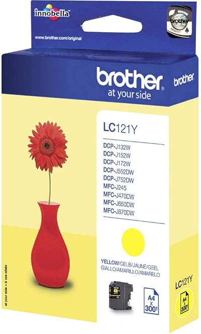 Brother LC121Y Yellow Inkjet Cartridge Standard Yield Single Pack