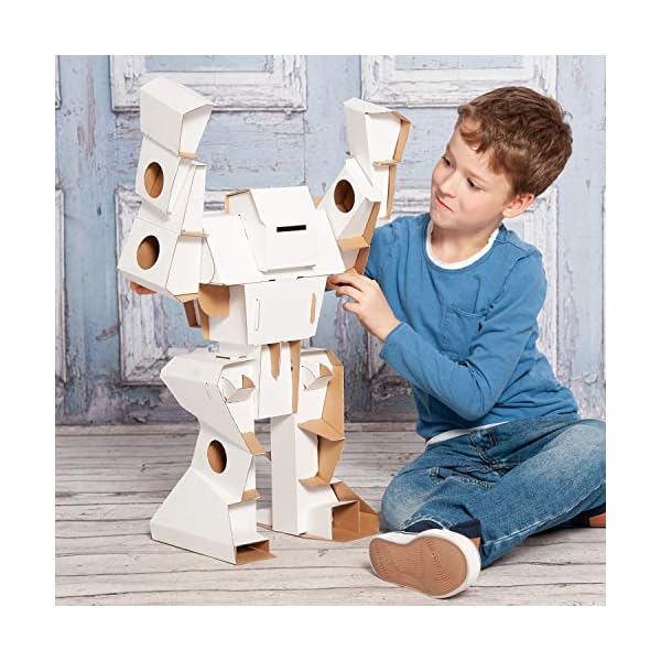 Calafant Roboter D2512X – zum Basteln, Anmalen & Spielen. Das Original, direkt vom Hersteller. – Bild 5