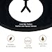 heartybay 3-Ply Black Cloth Face Masks, [Breathable, Comfortable, Washable, Reusable] Cute Bear Kpop BTS EXO Mouth Mask Cotton Mask for Kids Teens Men Women Outdoor(Black)