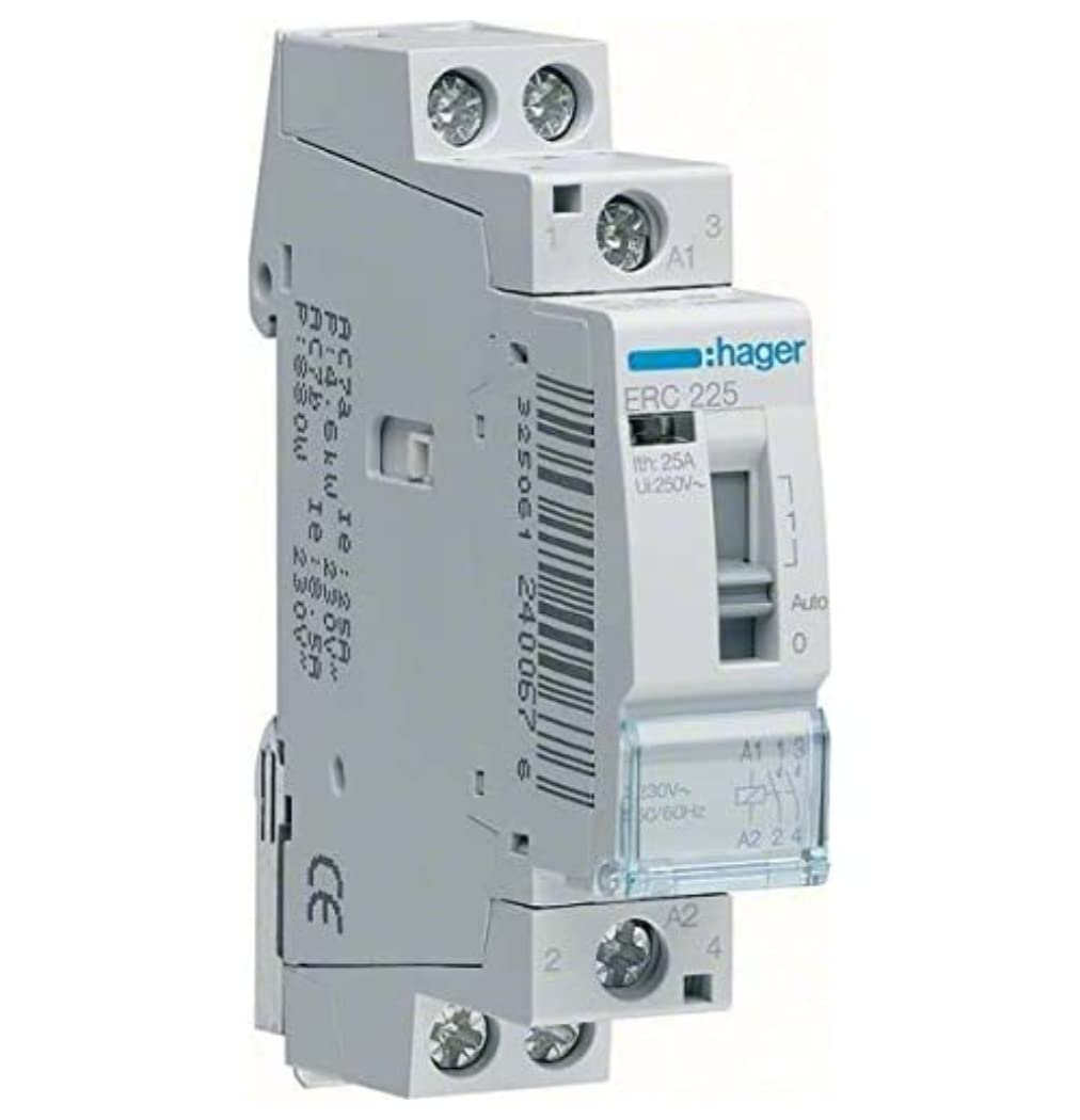 Hager erl418 – RELE Remote Control 16 A 2 NA + 2NC 8/12 V