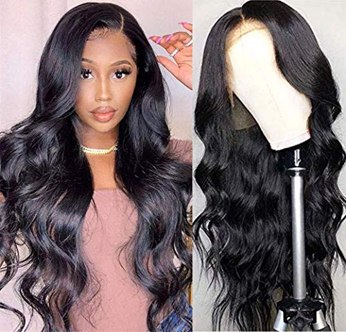 Luduna-26-Wig-Human-Hair-Body-Wave-Wig-Natural-with-Baby-Hair-150-Density-9A-100-Unprocessed-Real-Hair-Wigs-Pre-Plucked-Glueless-Human-Hair-Lace-Front-Wigs-for-Black-Women-26Natural-Color
