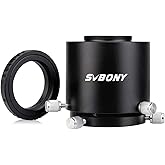 SVBONY Camera Adapter for Spotting Scope with T Ring Adapter for Canon Two Tube Construction Fits SV46 and Eyepiece Outer Diameter 49mm to 58mm
