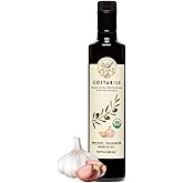 Garlic Infused Olive Oil Extra Virgin from Italy and from a Single Source. Garlic Oil for Cooking, Dressings, on Pizza, Pasta, Marinades - COSTABILE 16.9 Fl. Oz.