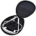 COSMOS Black Color PU Leather Protection Carrying Case Cover Box for Sony SBH80 Bluetooth Headset