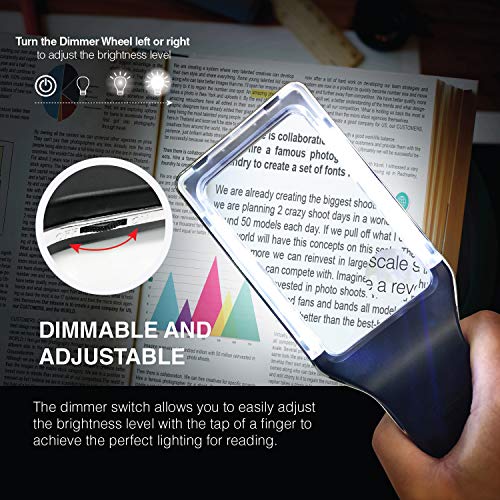 1 Magnifying+Handheld+Magnifier+Magnification+Dimmable