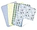 Trend Lab Set of 4 Burp Cloth, Baby Barnyard